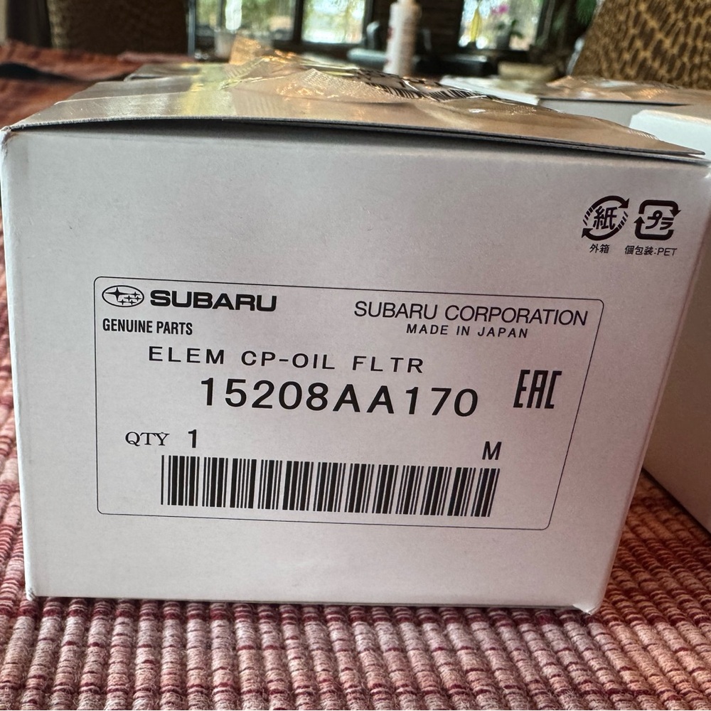 Subaru Oil Filter Set - Picture 2 of 3